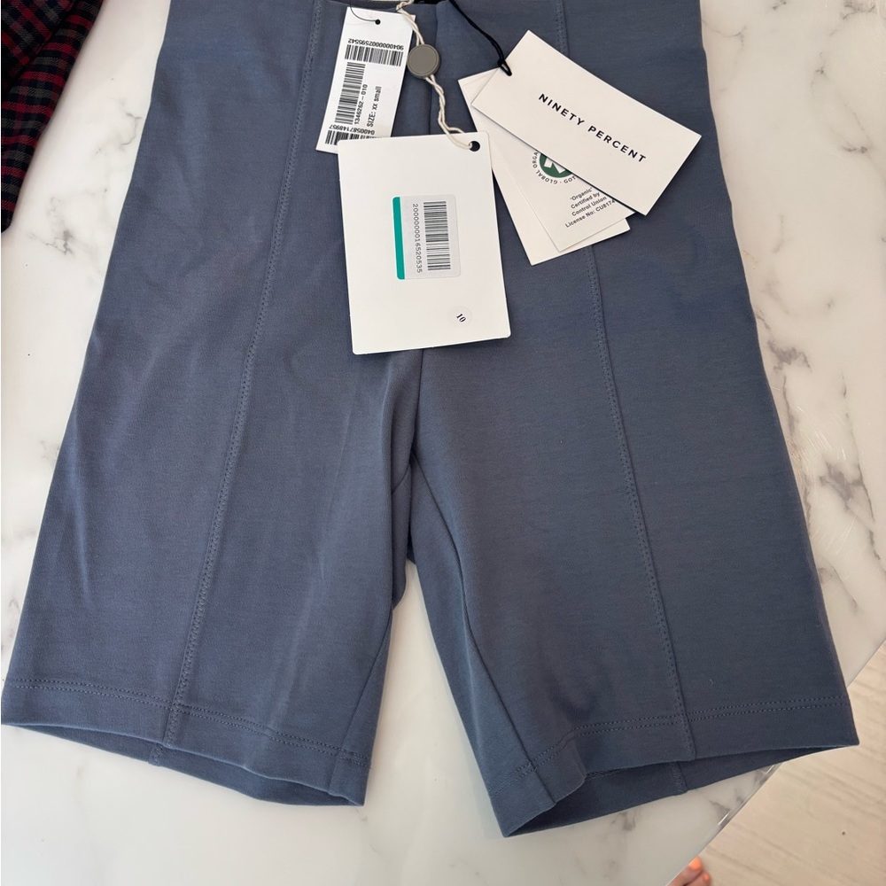 Women's Blue Bike Shorts